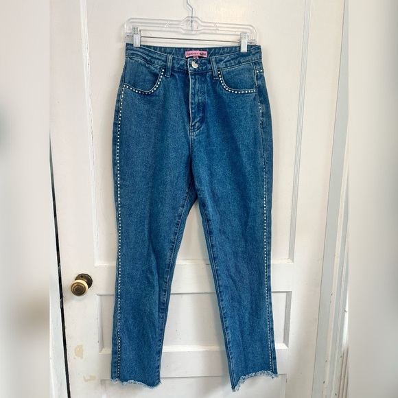 Dolls Kill x Bratz "Lap Of Luxury
90s y2k Jewel Style Jeans" Size M RARE - Picture 1 of 3